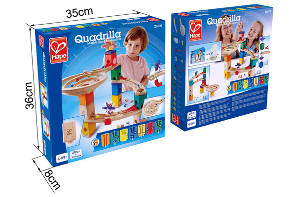 58 onderdelen in de verpakking.