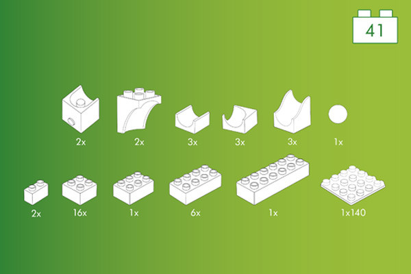 41 delige onderdelenset.