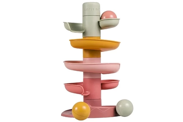 Vijf onderdelen en drie balletjes