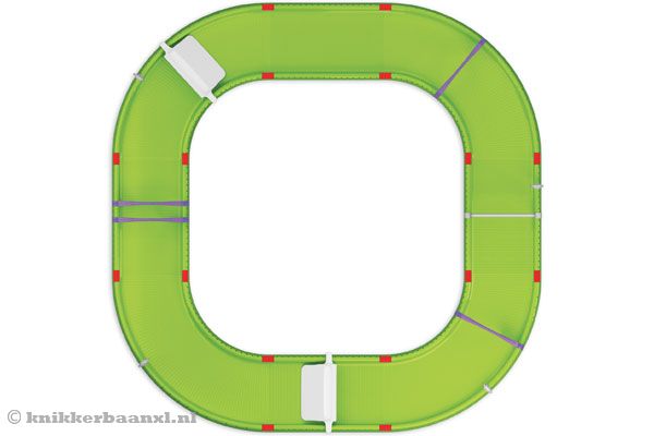 Maak verschillende banen in diverse vormen.