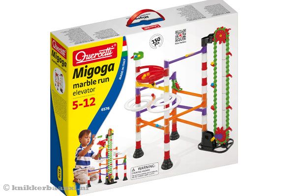 Quercetti knikkerbaan in luxe verpakking.