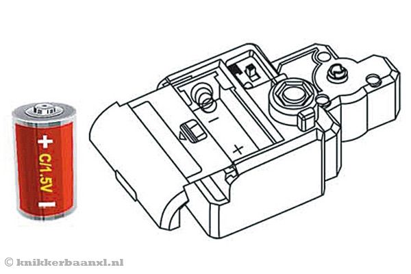 De lift is batterij gedreven