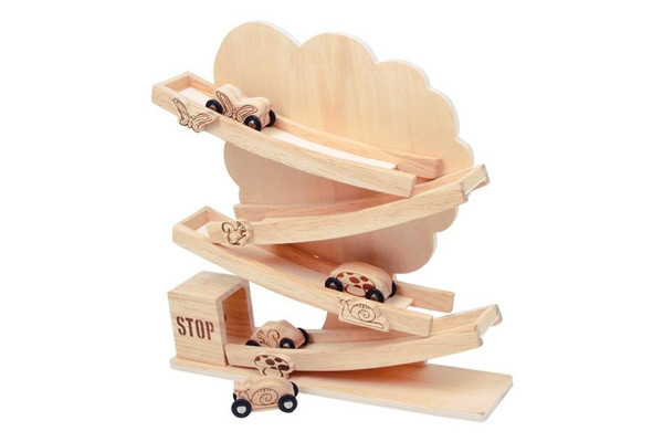 De boombaan van Woodtoys.