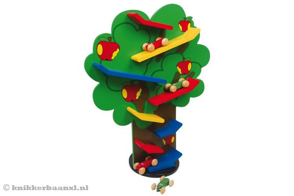 De Cascadenboom van Woodtoys.
