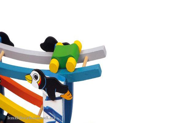 Woodtoys Pinguinbaan | Knikkerbaanxl.nl Woodtoys Pinguinbaan | Knikkerbaanxl.nl