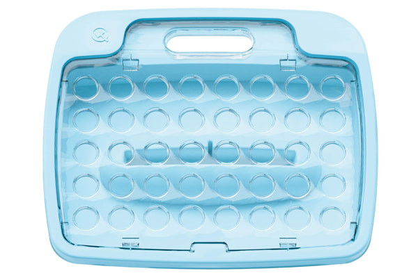 In een handig koffertje