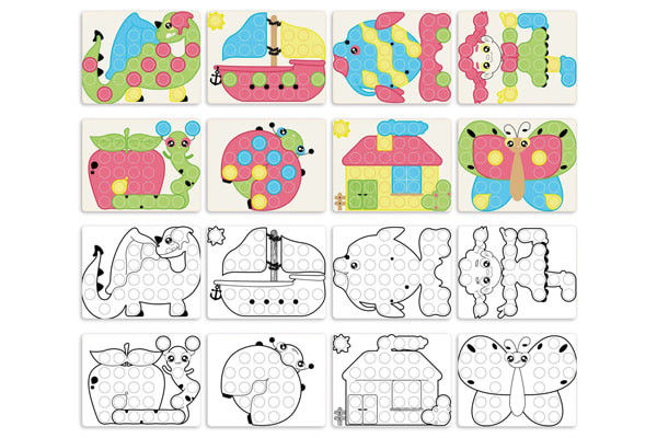 De meegeleverde kaarten