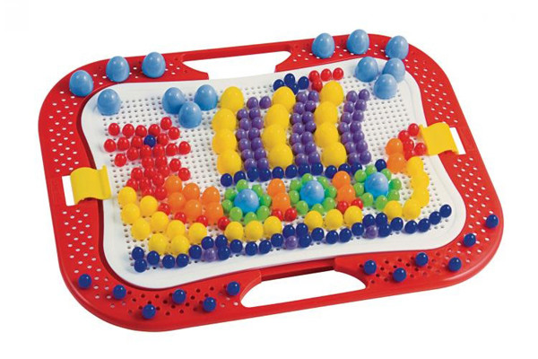 Inclusief 300 gekleurde pinnen